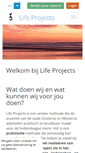 Mobile Screenshot of lifeprojects.be