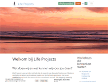 Tablet Screenshot of lifeprojects.be
